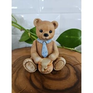 HOMCO Home Interiors 1405 Bear With Honey Pot